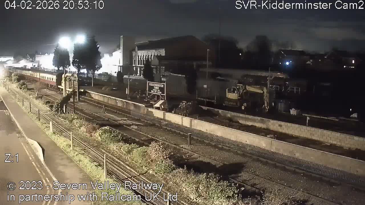 Outside Kidderminster Station, Severn Valley Railway Live Cam - Kidderminster, Wyre Forest, Worcestershire, West Midlands, England, United Kingdom