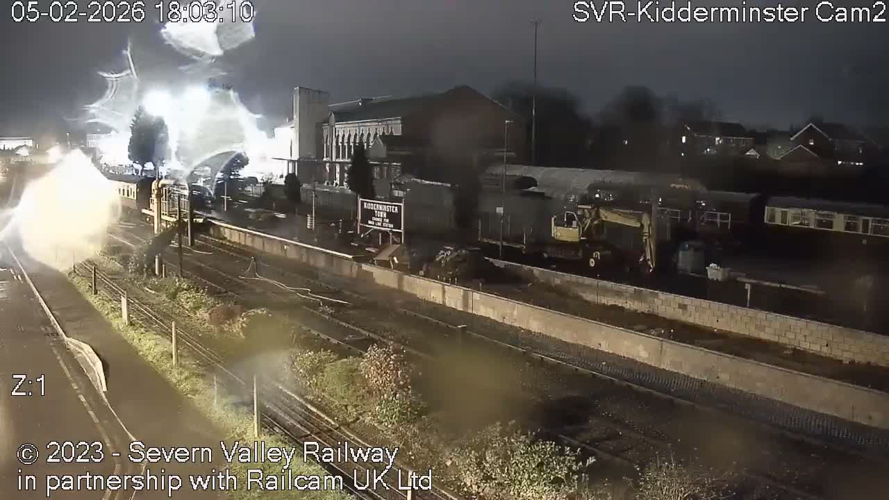 Outside Kidderminster Station, Severn Valley Railway Live Cam - Kidderminster, Wyre Forest, Worcestershire, West Midlands, England, United Kingdom