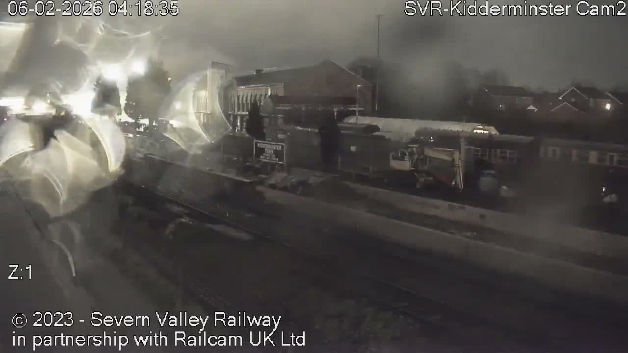 Outside Kidderminster Station, Severn Valley Railway Live Cam - Kidderminster, Wyre Forest, Worcestershire, West Midlands, England, United Kingdom