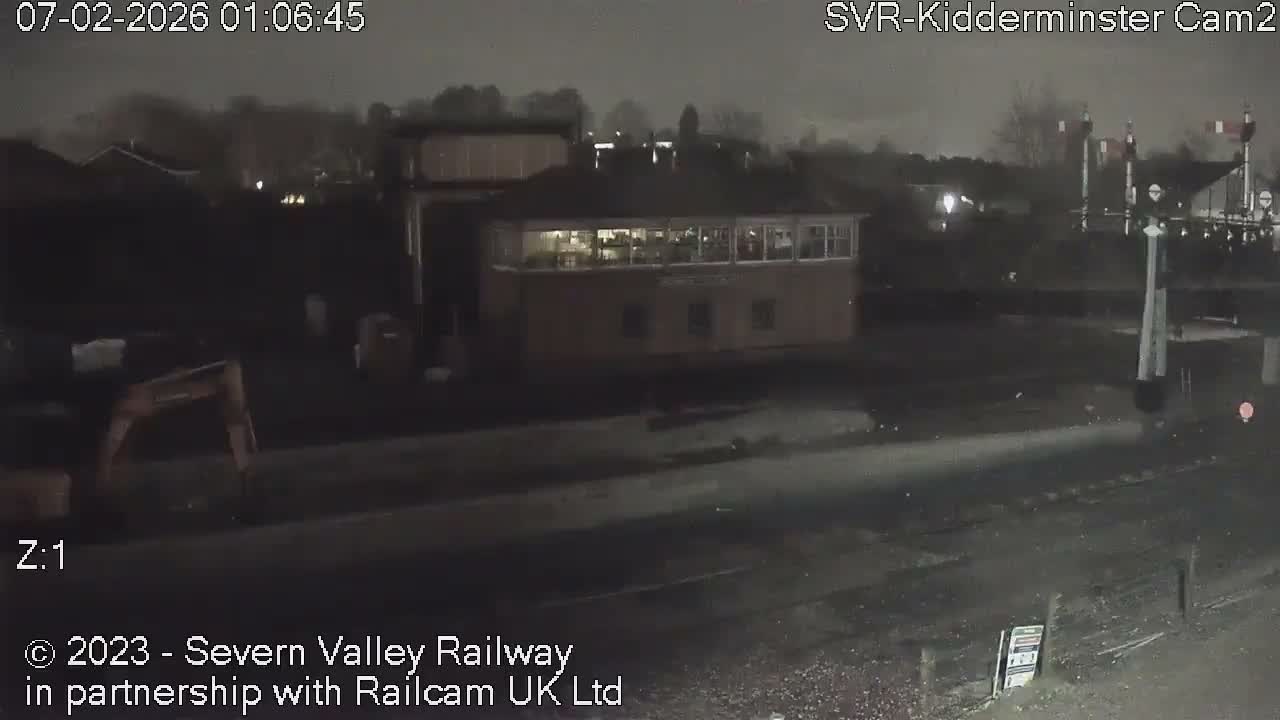Outside Kidderminster Station, Severn Valley Railway Live Cam - Kidderminster, Wyre Forest, Worcestershire, West Midlands, England, United Kingdom