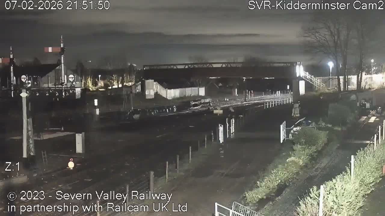 Outside Kidderminster Station, Severn Valley Railway Live Cam - Kidderminster, Wyre Forest, Worcestershire, West Midlands, England, United Kingdom