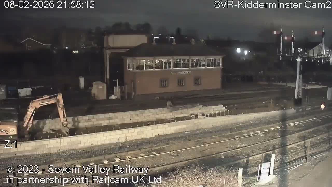 Outside Kidderminster Station, Severn Valley Railway Live Cam - Kidderminster, Wyre Forest, Worcestershire, West Midlands, England, United Kingdom