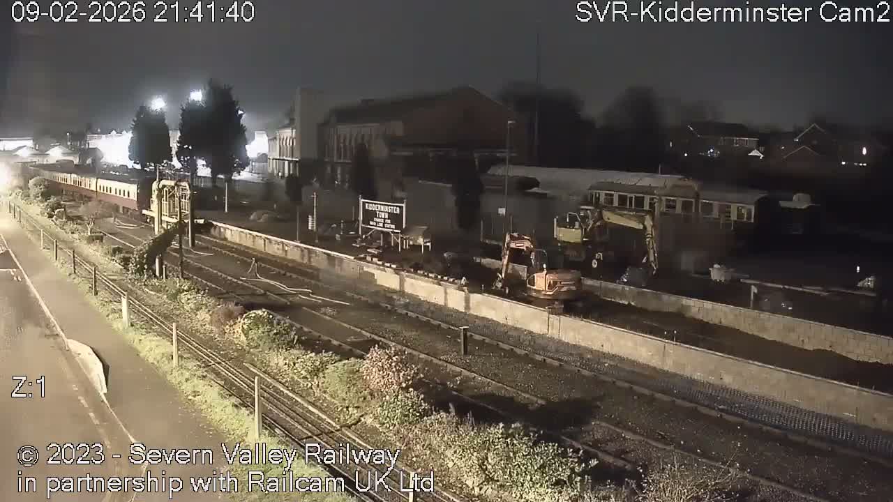 Outside Kidderminster Station, Severn Valley Railway Live Cam - Kidderminster, Wyre Forest, Worcestershire, West Midlands, England, United Kingdom