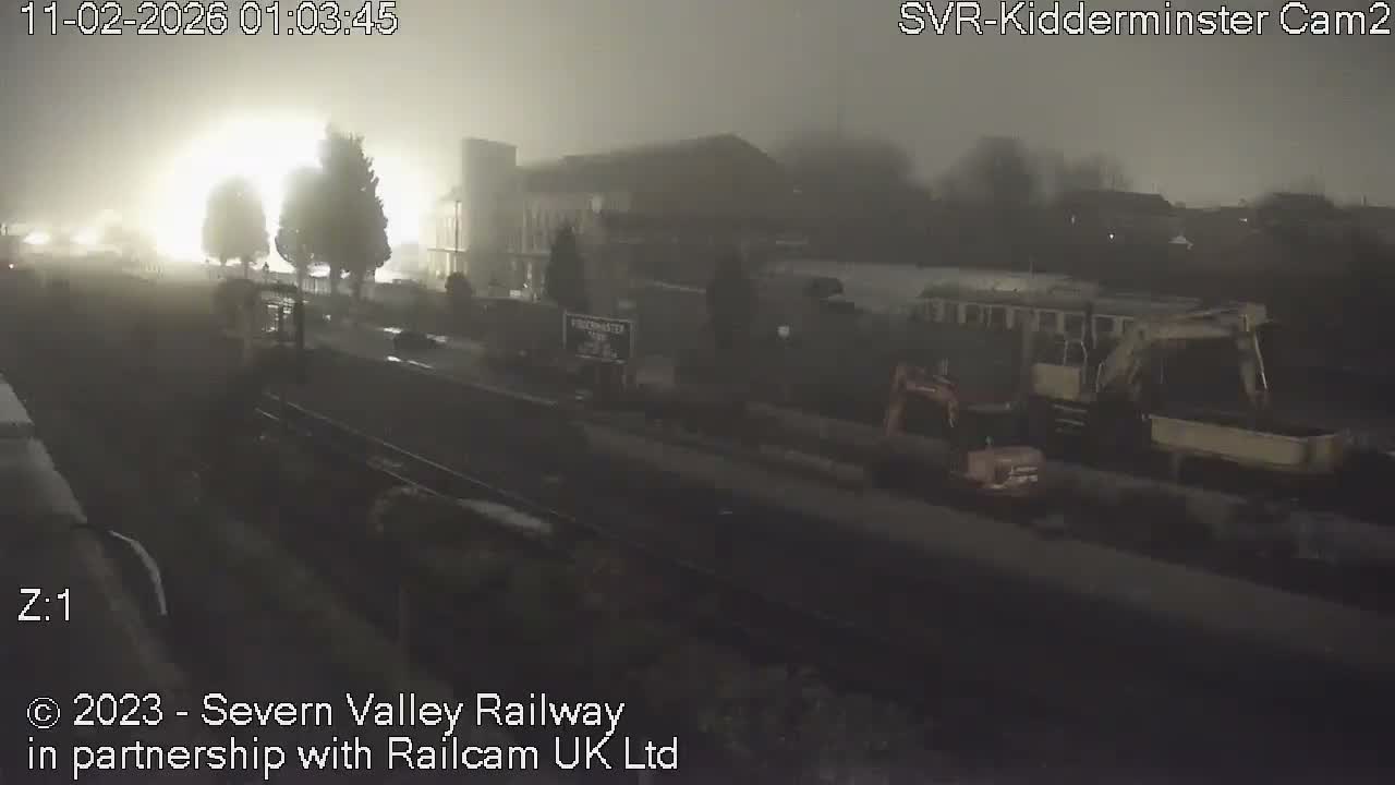 Outside Kidderminster Station, Severn Valley Railway Live Cam - Kidderminster, Wyre Forest, Worcestershire, West Midlands, England, United Kingdom
