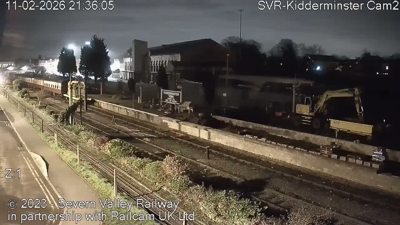 Outside Kidderminster Station, Severn Valley Railway Live Cam - Kidderminster, Wyre Forest, Worcestershire, West Midlands, England, United Kingdom