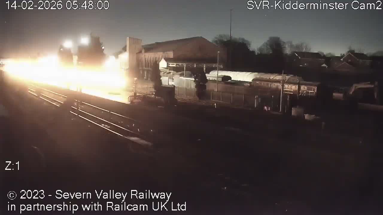 Outside Kidderminster Station, Severn Valley Railway Live Cam - Kidderminster, Wyre Forest, Worcestershire, West Midlands, England, United Kingdom