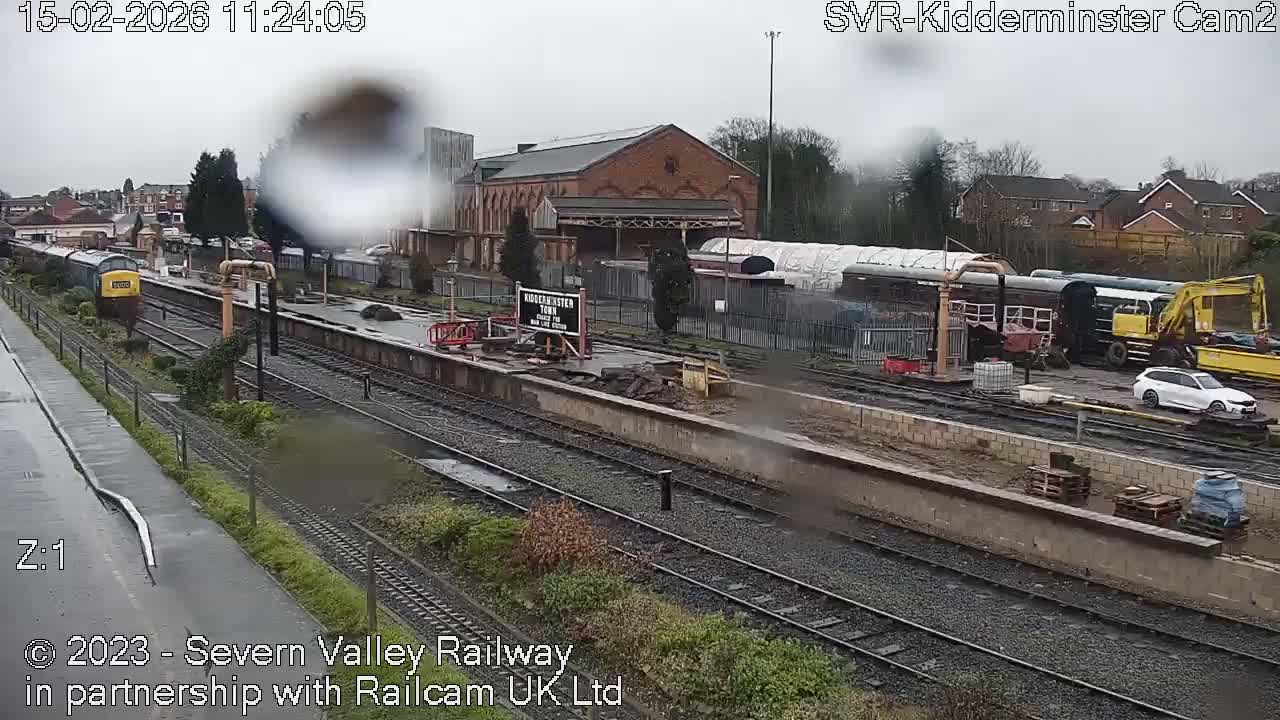 Outside Kidderminster Station, Severn Valley Railway Live Cam - Kidderminster, Wyre Forest, Worcestershire, West Midlands, England, United Kingdom