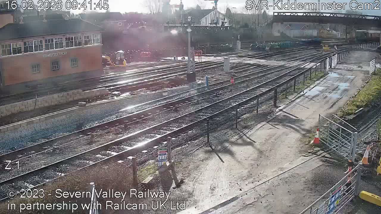 Outside Kidderminster Station, Severn Valley Railway Live Cam - Kidderminster, Wyre Forest, Worcestershire, West Midlands, England, United Kingdom