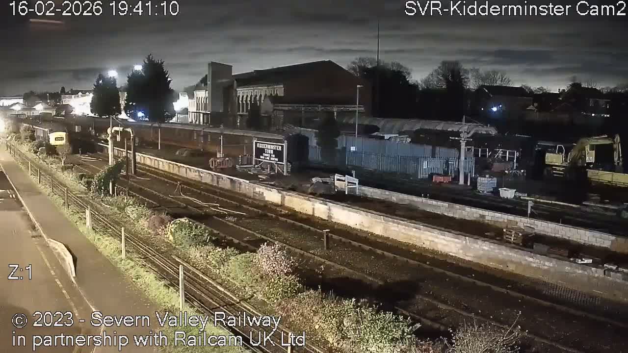 Outside Kidderminster Station, Severn Valley Railway Live Cam - Kidderminster, Wyre Forest, Worcestershire, West Midlands, England, United Kingdom