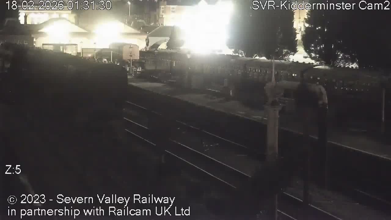 Outside Kidderminster Station, Severn Valley Railway Live Cam - Kidderminster, Wyre Forest, Worcestershire, West Midlands, England, United Kingdom