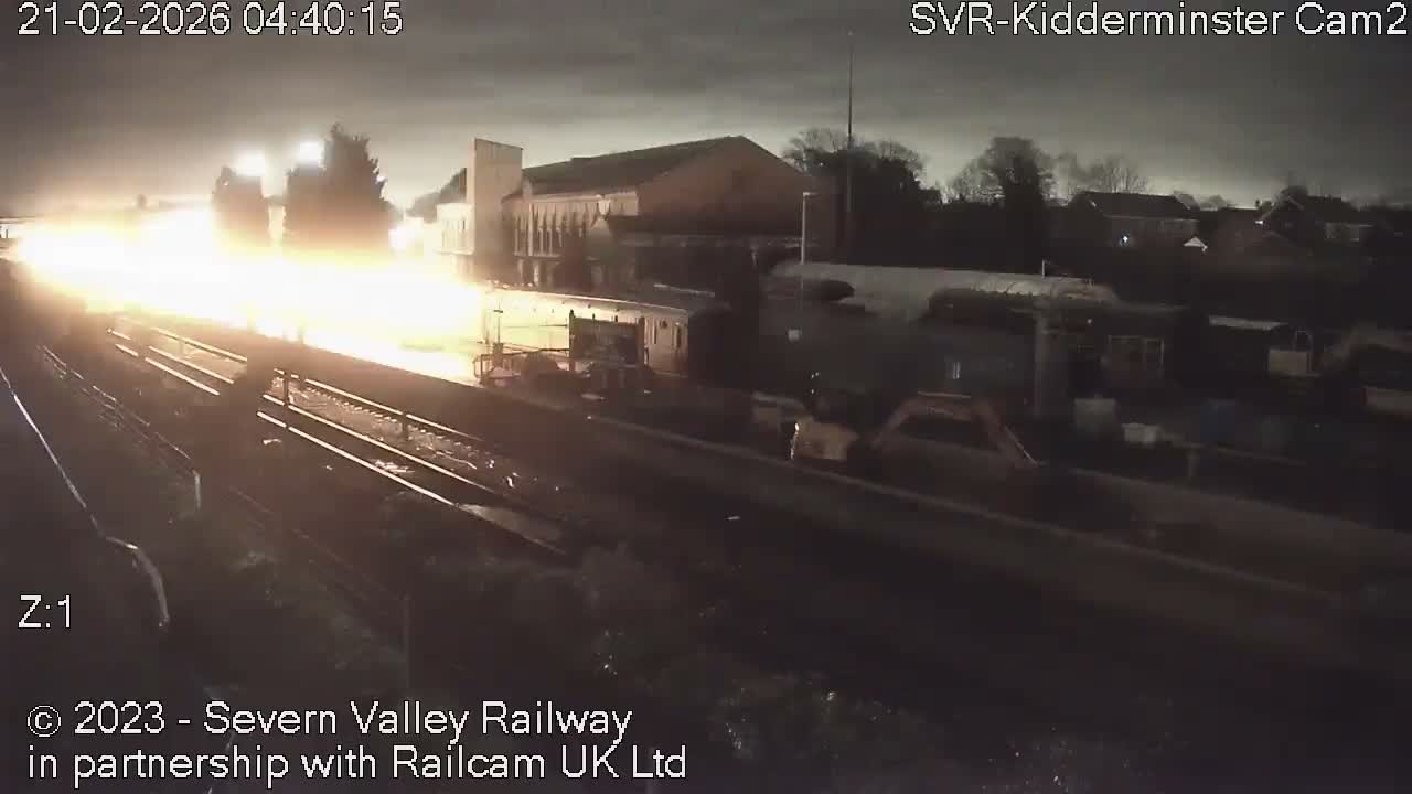 Outside Kidderminster Station, Severn Valley Railway Live Cam - Kidderminster, Wyre Forest, Worcestershire, West Midlands, England, United Kingdom