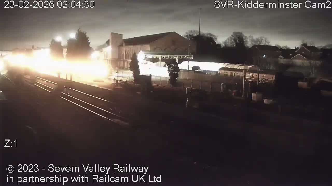 Outside Kidderminster Station, Severn Valley Railway Live Cam - Kidderminster, Wyre Forest, Worcestershire, West Midlands, England, United Kingdom