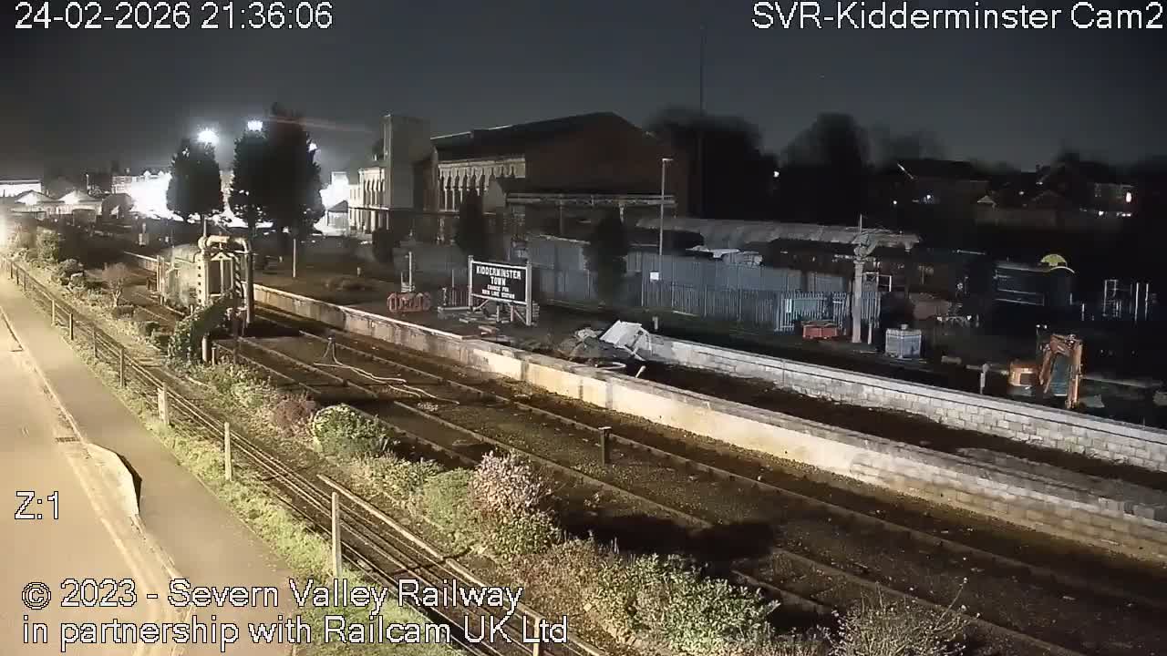 Outside Kidderminster Station, Severn Valley Railway Live Cam - Kidderminster, Wyre Forest, Worcestershire, West Midlands, England, United Kingdom