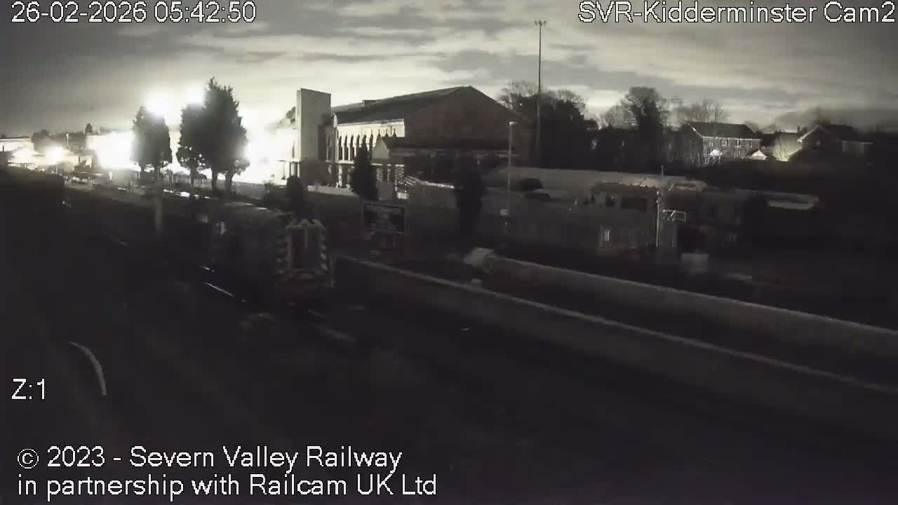 Outside Kidderminster Station, Severn Valley Railway Live Cam - Kidderminster, Wyre Forest, Worcestershire, West Midlands, England, United Kingdom