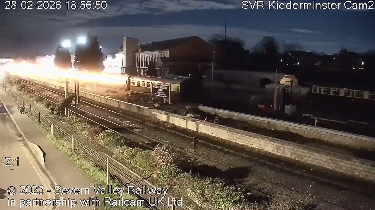 Outside Kidderminster Station, Severn Valley Railway Live Cam - Kidderminster, Wyre Forest, Worcestershire, West Midlands, England, United Kingdom
