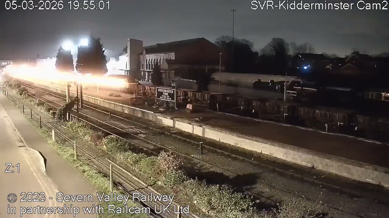 Outside Kidderminster Station, Severn Valley Railway Live Cam - Kidderminster, Wyre Forest, Worcestershire, West Midlands, England, United Kingdom