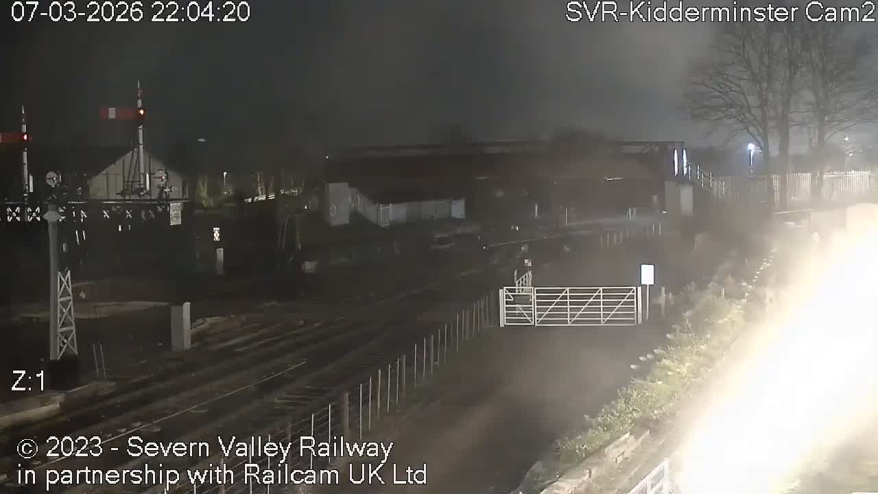 Outside Kidderminster Station, Severn Valley Railway Live Cam - Kidderminster, Wyre Forest, Worcestershire, West Midlands, England, United Kingdom