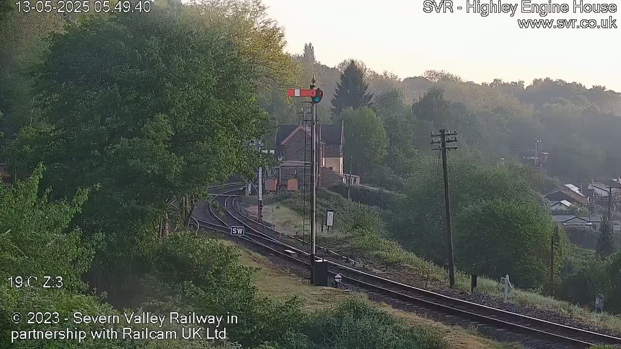 Highley Station on the Severn Valley Railway Live Cam - Highley, Shropshire, West Midlands, England, United Kingdom
