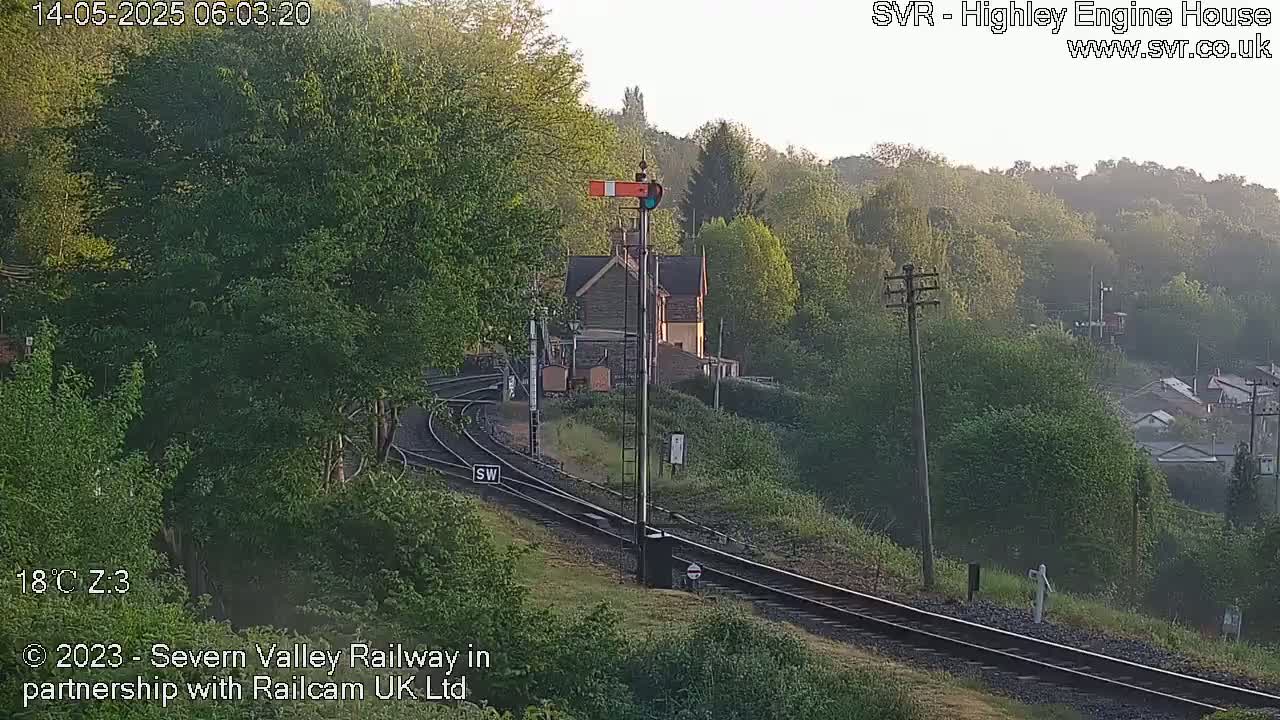 Highley Station on the Severn Valley Railway Live Cam - Highley, Shropshire, West Midlands, England, United Kingdom
