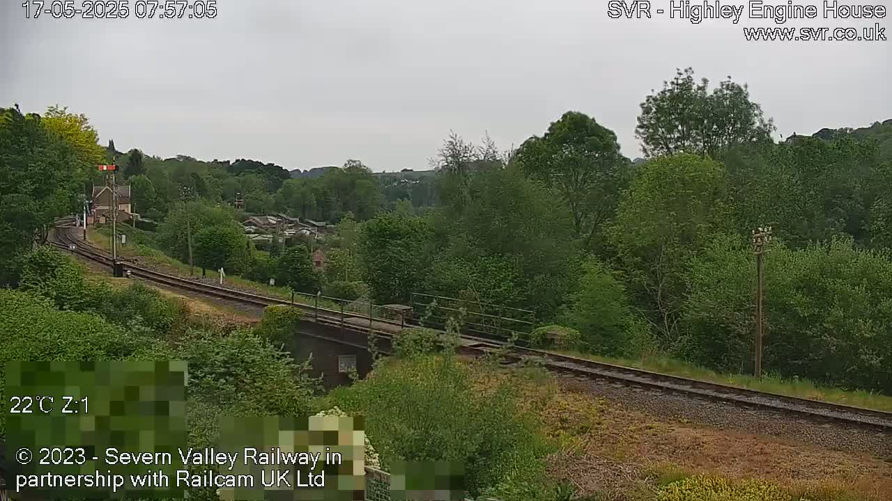 Highley Station on the Severn Valley Railway Live Cam - Highley, Shropshire, West Midlands, England, United Kingdom