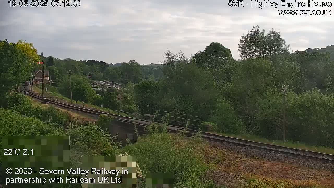 Highley Station on the Severn Valley Railway Live Cam - Highley, Shropshire, West Midlands, England, United Kingdom