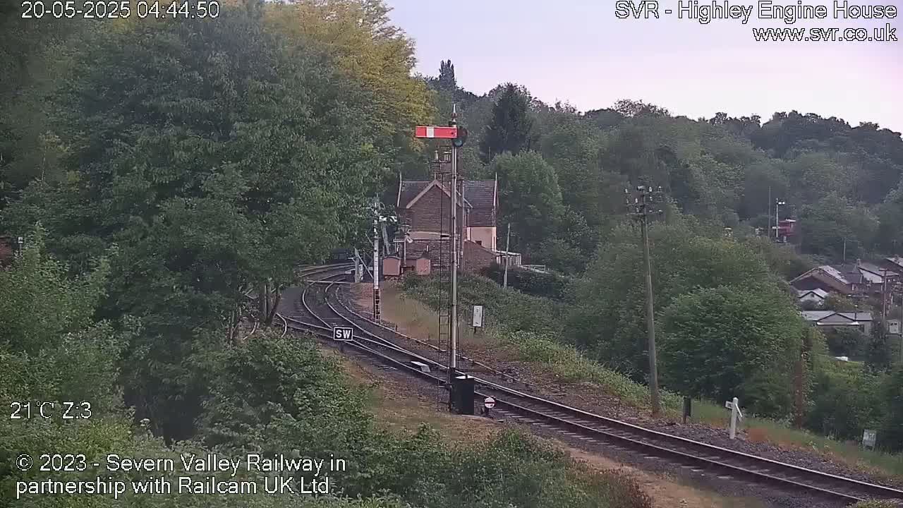 Highley Station on the Severn Valley Railway Live Cam - Highley, Shropshire, West Midlands, England, United Kingdom