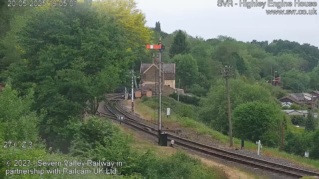 Highley Station on the Severn Valley Railway Live Cam - Highley, Shropshire, West Midlands, England, United Kingdom
