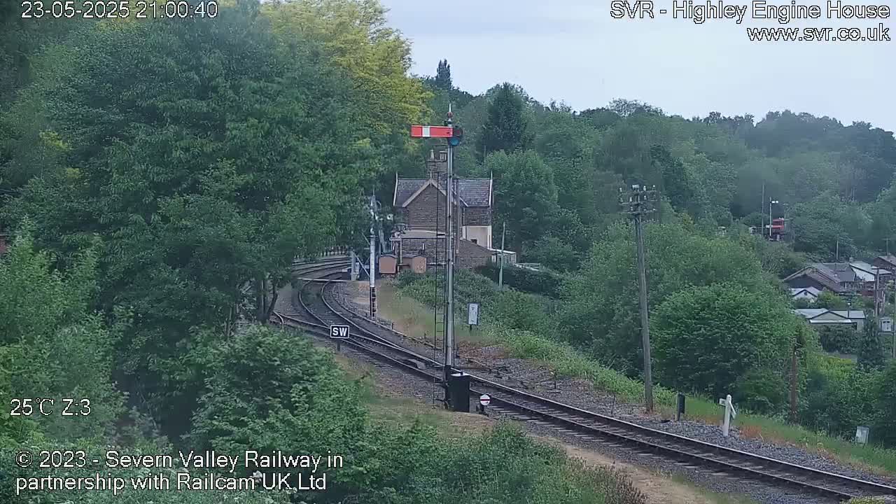 Highley Station on the Severn Valley Railway Live Cam - Highley, Shropshire, West Midlands, England, United Kingdom