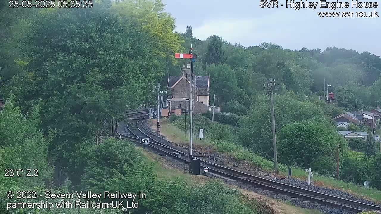 Highley Station on the Severn Valley Railway Live Cam - Highley, Shropshire, West Midlands, England, United Kingdom