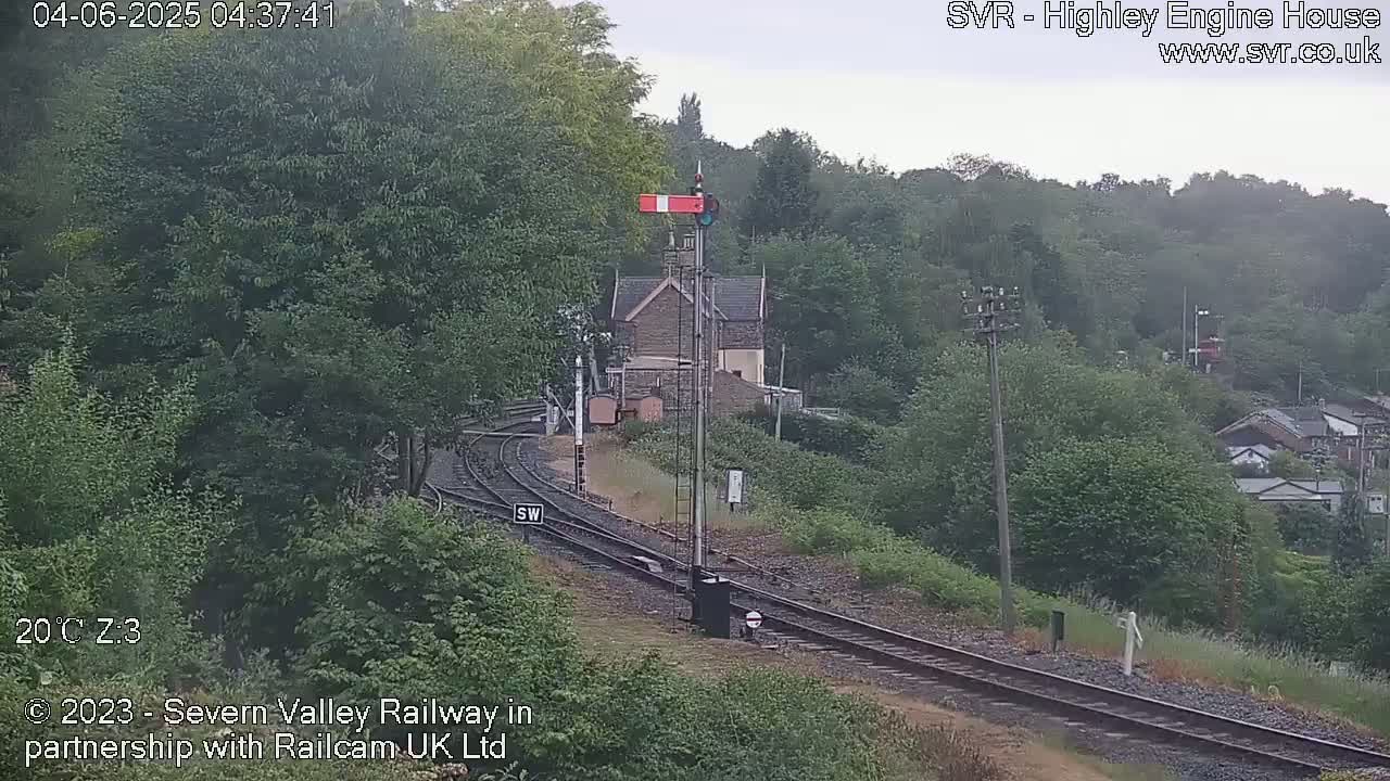 Highley Station on the Severn Valley Railway Live Cam - Highley, Shropshire, West Midlands, England, United Kingdom