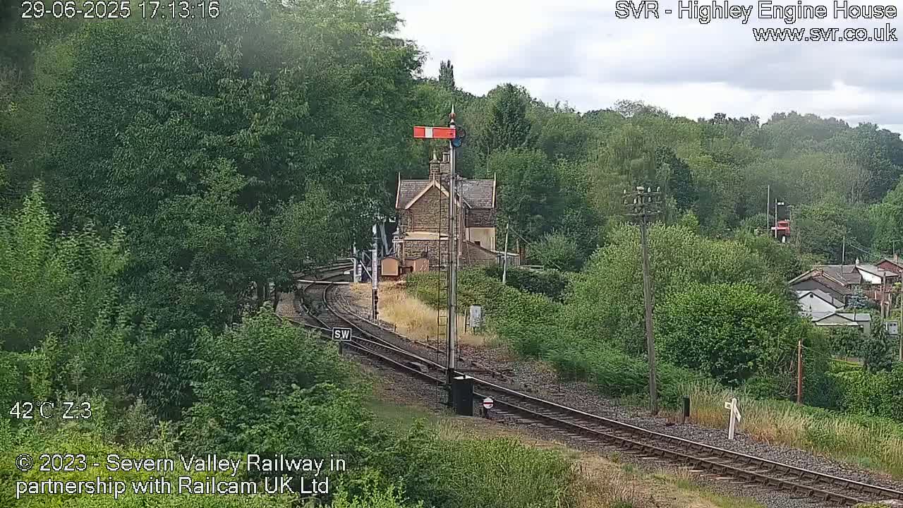 Highley Station on the Severn Valley Railway Live Cam - Highley, Shropshire, West Midlands, England, United Kingdom