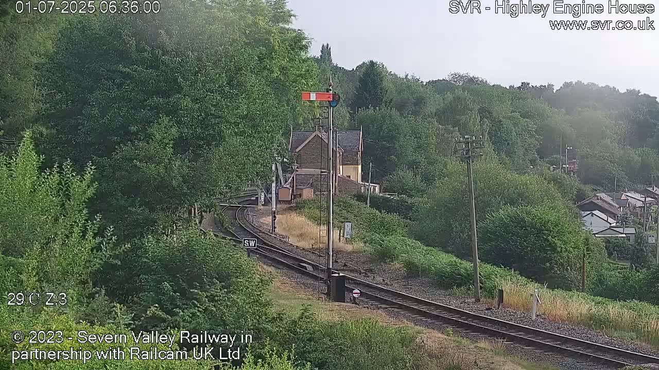 Highley Station on the Severn Valley Railway Live Cam - Highley, Shropshire, West Midlands, England, United Kingdom