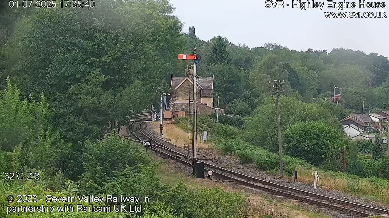 Highley Station on the Severn Valley Railway Live Cam - Highley, Shropshire, West Midlands, England, United Kingdom