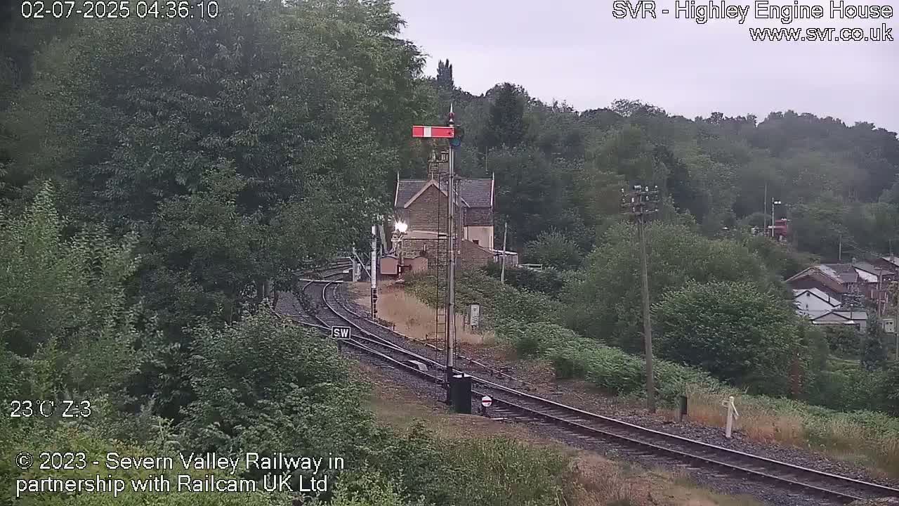 Highley Station on the Severn Valley Railway Live Cam - Highley, Shropshire, West Midlands, England, United Kingdom