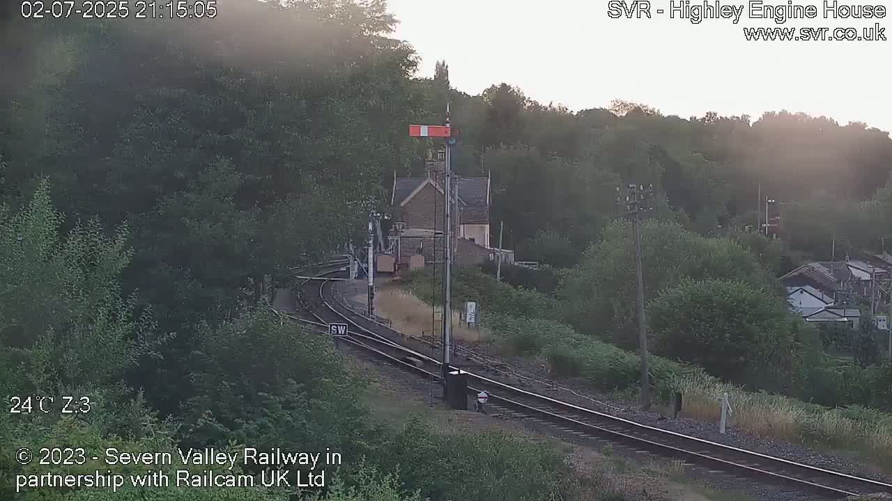 Highley Station on the Severn Valley Railway Live Cam - Highley, Shropshire, West Midlands, England, United Kingdom