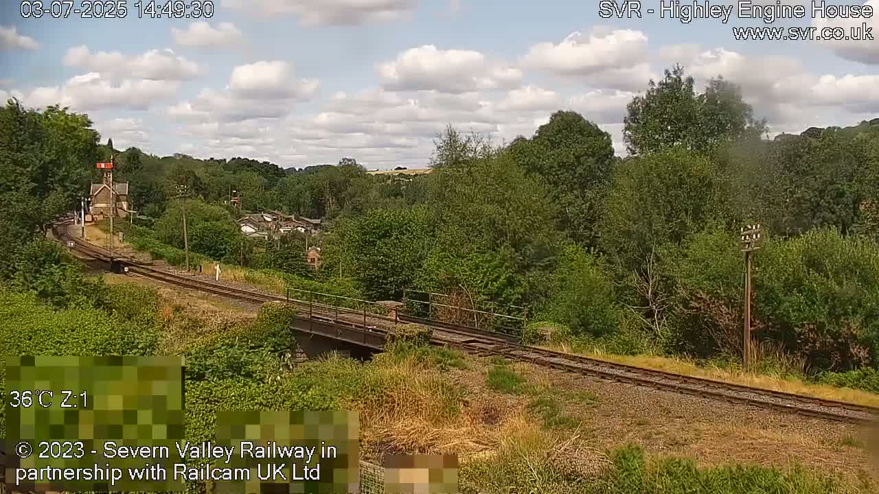 Highley Station on the Severn Valley Railway Live Cam - Highley, Shropshire, West Midlands, England, United Kingdom