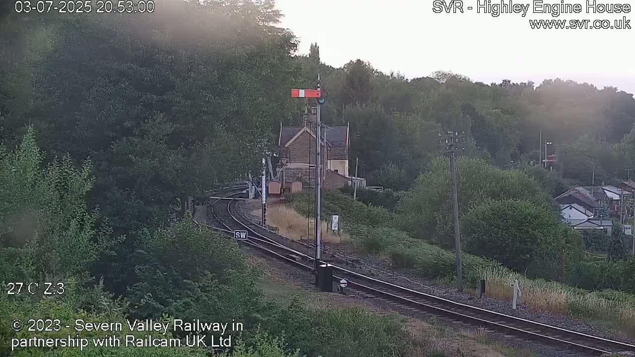 Highley Station on the Severn Valley Railway Live Cam - Highley, Shropshire, West Midlands, England, United Kingdom