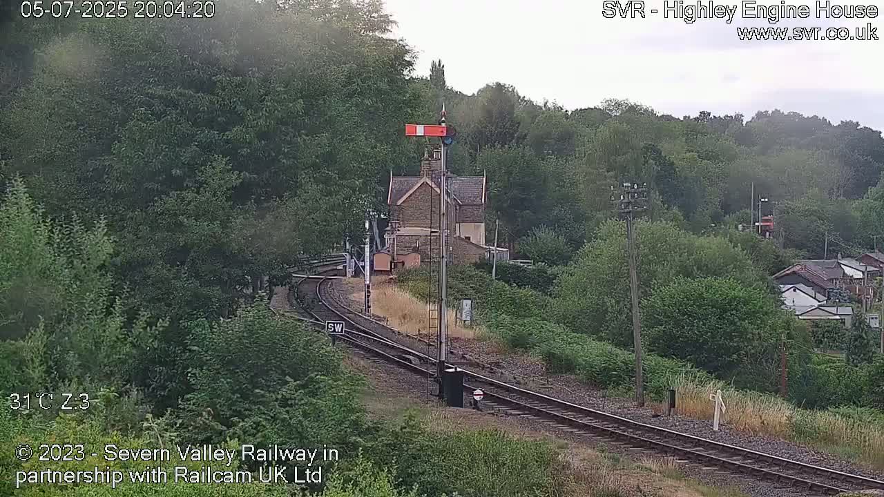 Highley Station on the Severn Valley Railway Live Cam - Highley, Shropshire, West Midlands, England, United Kingdom
