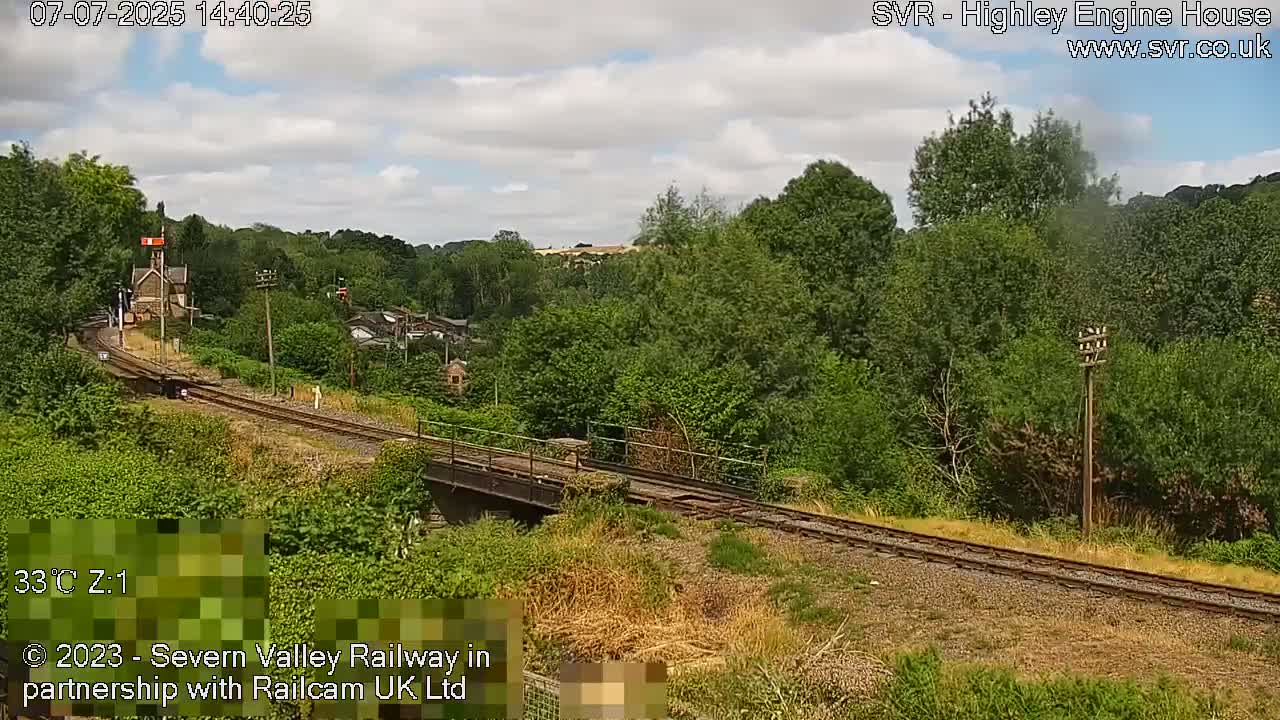Highley Station on the Severn Valley Railway Live Cam - Highley, Shropshire, West Midlands, England, United Kingdom