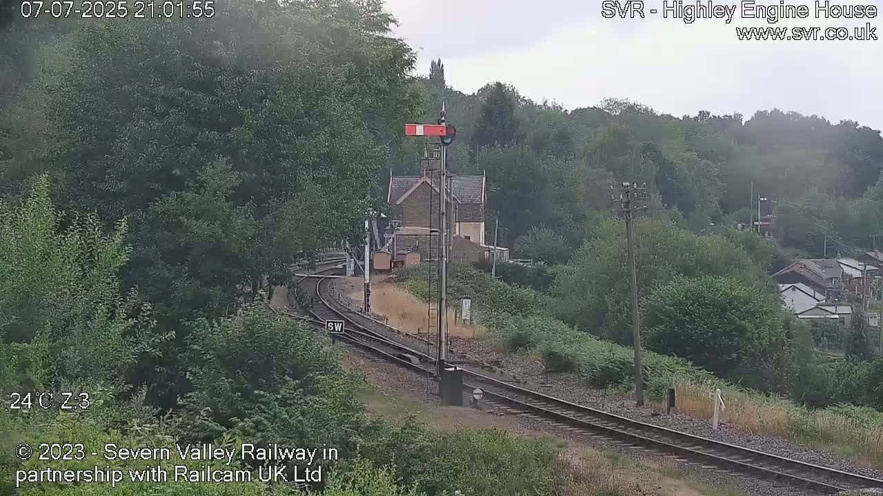 Highley Station on the Severn Valley Railway Live Cam - Highley, Shropshire, West Midlands, England, United Kingdom