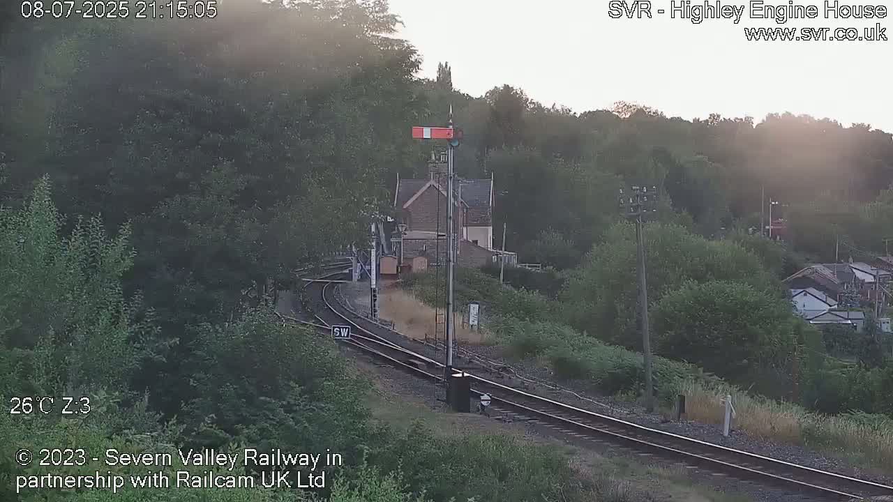 Highley Station on the Severn Valley Railway Live Cam - Highley, Shropshire, West Midlands, England, United Kingdom
