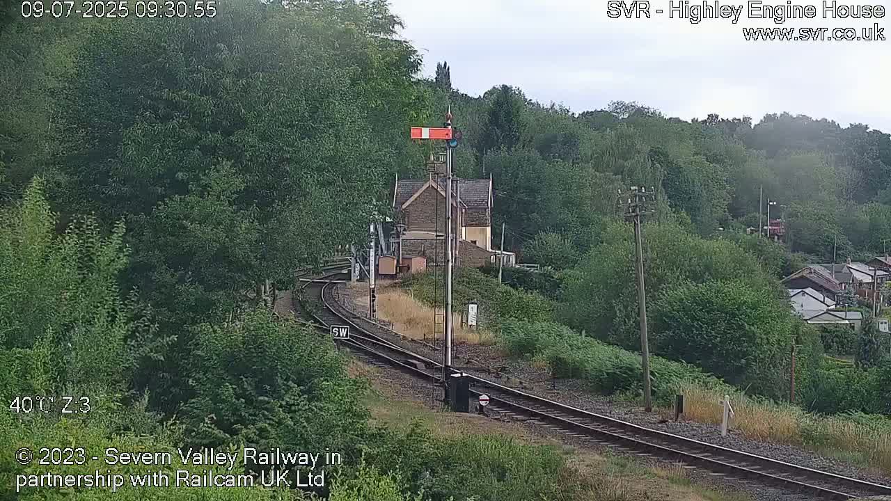 Highley Station on the Severn Valley Railway Live Cam - Highley, Shropshire, West Midlands, England, United Kingdom