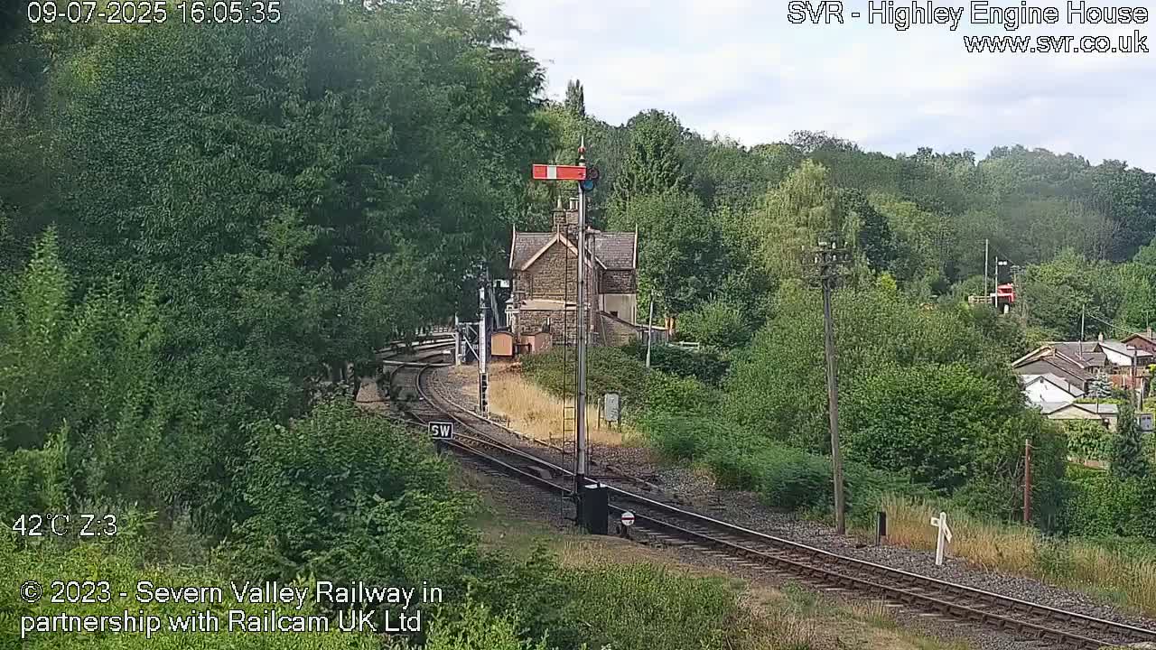 Highley Station on the Severn Valley Railway Live Cam - Highley, Shropshire, West Midlands, England, United Kingdom