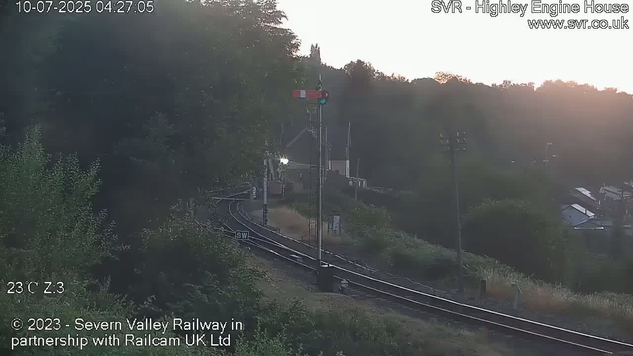 Highley Station on the Severn Valley Railway Live Cam - Highley, Shropshire, West Midlands, England, United Kingdom