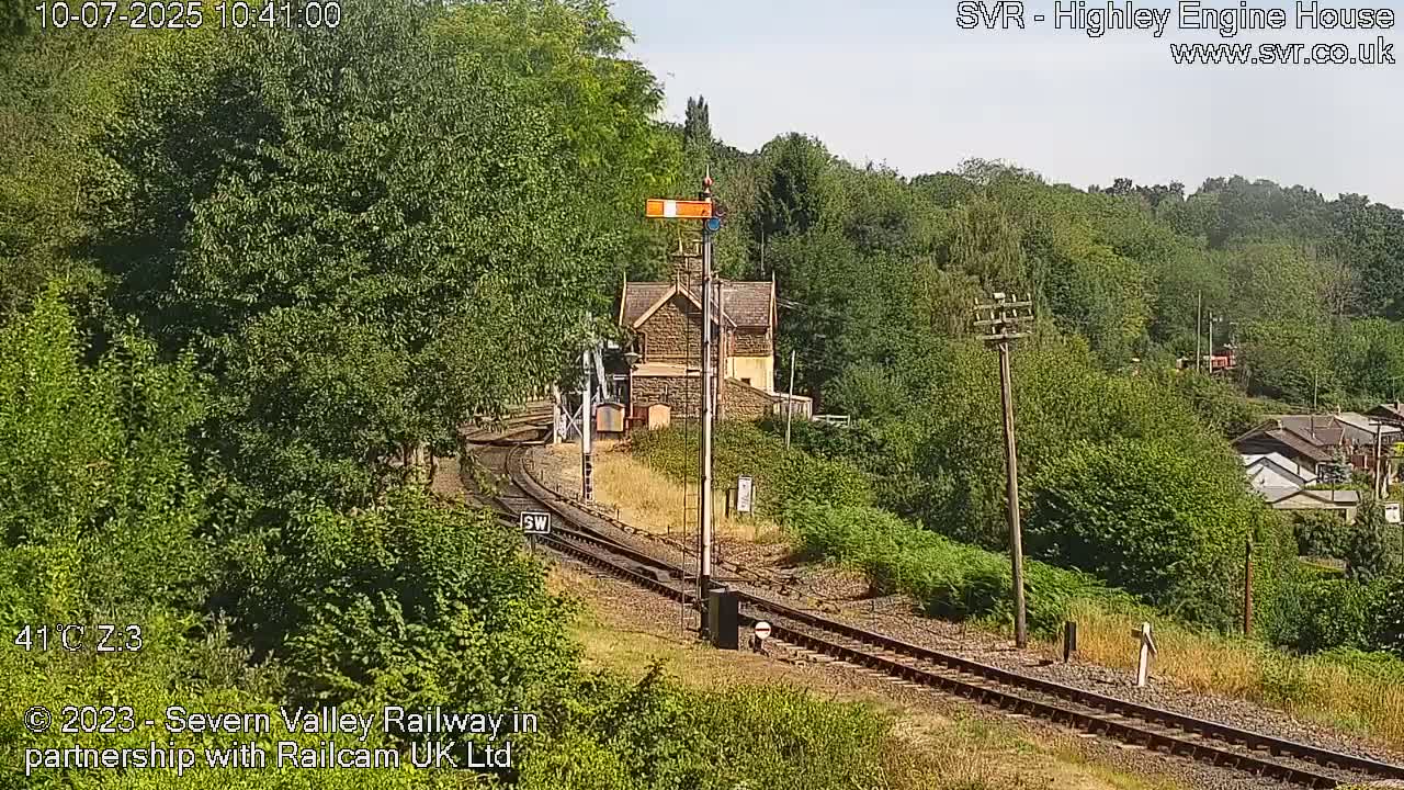 Highley Station on the Severn Valley Railway Live Cam - Highley, Shropshire, West Midlands, England, United Kingdom