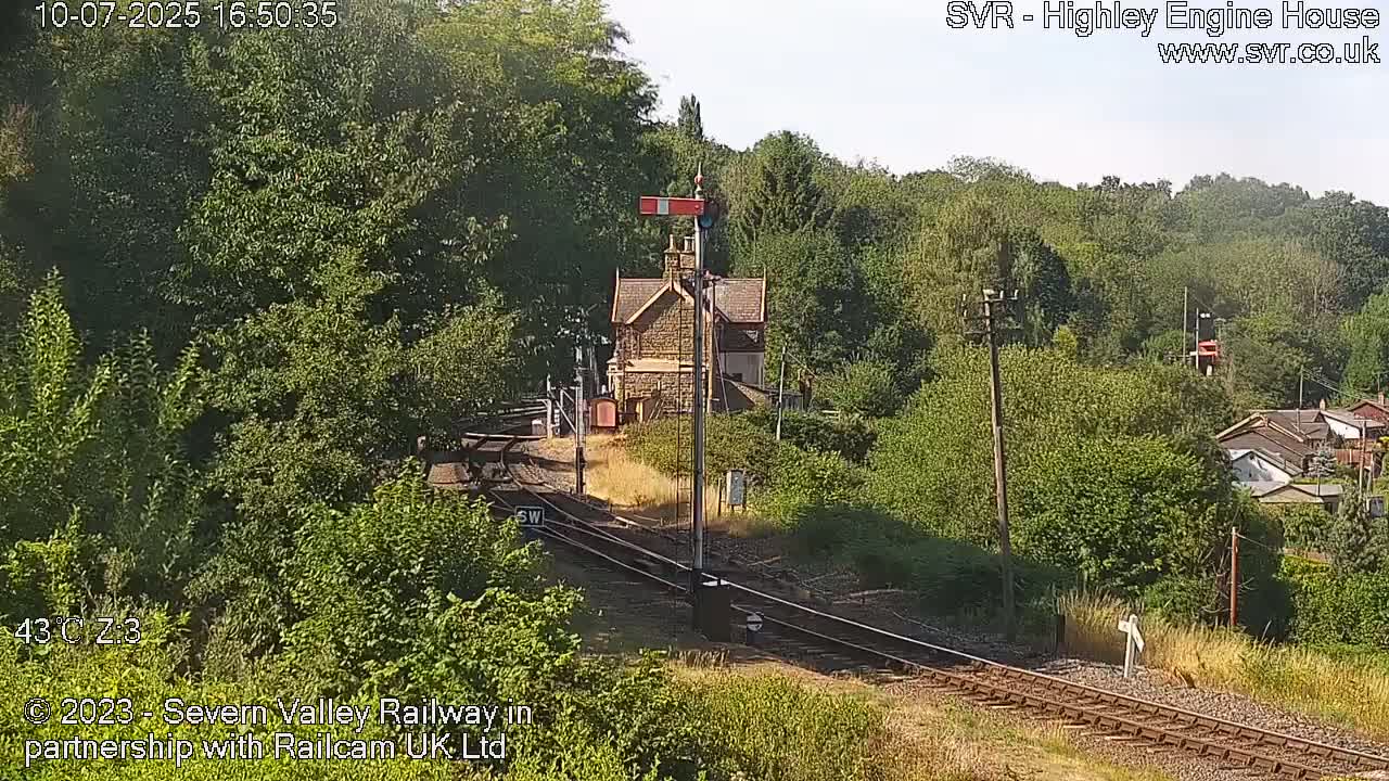 Highley Station on the Severn Valley Railway Live Cam - Highley, Shropshire, West Midlands, England, United Kingdom