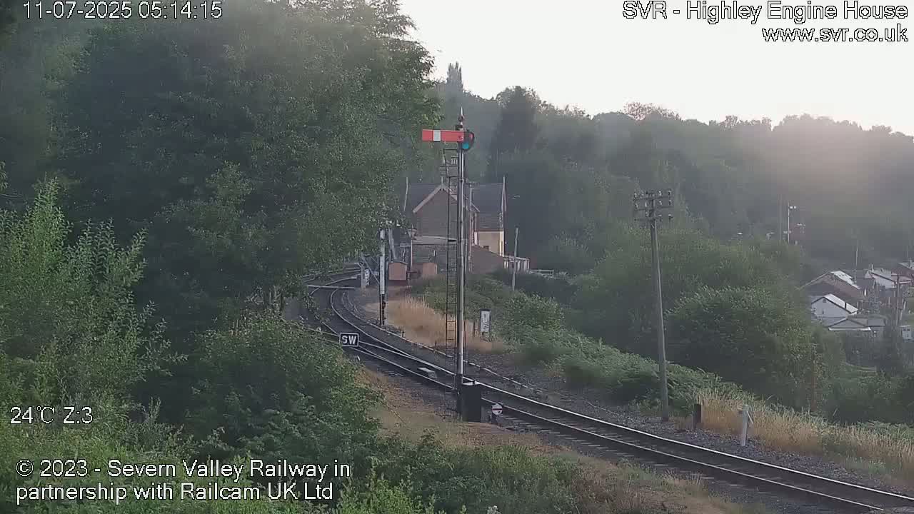 Highley Station on the Severn Valley Railway Live Cam - Highley, Shropshire, West Midlands, England, United Kingdom