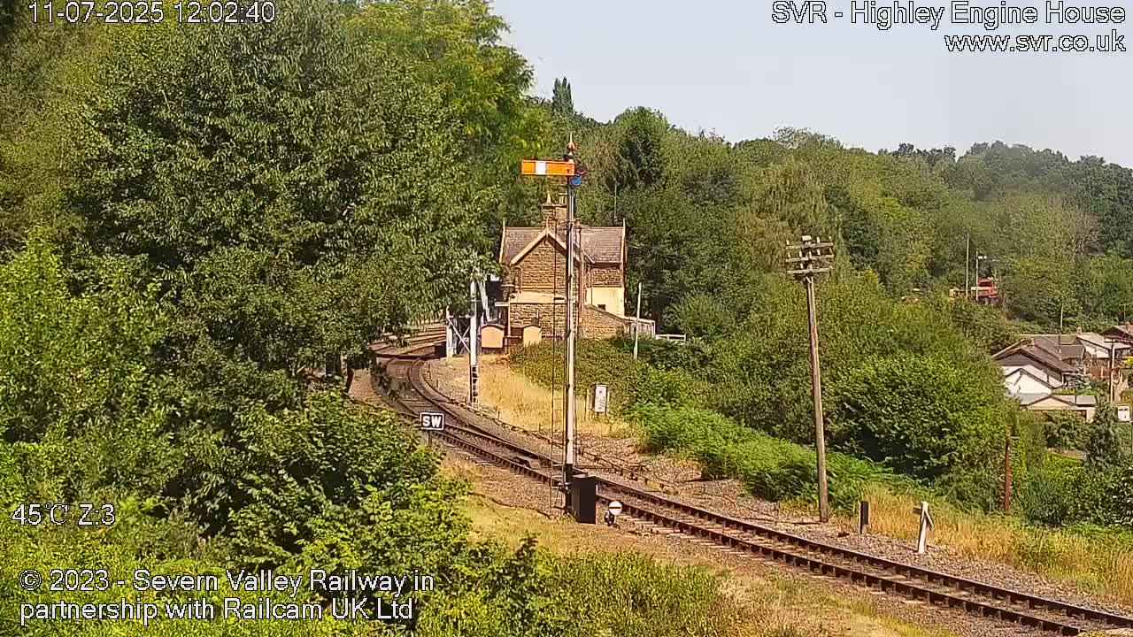 Highley Station on the Severn Valley Railway Live Cam - Highley, Shropshire, West Midlands, England, United Kingdom