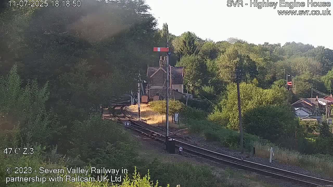 Highley Station on the Severn Valley Railway Live Cam - Highley, Shropshire, West Midlands, England, United Kingdom