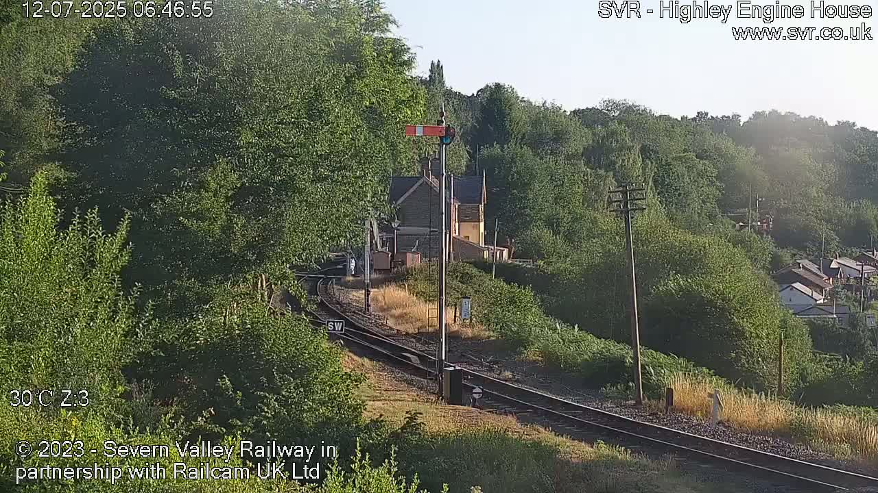 Highley Station on the Severn Valley Railway Live Cam - Highley, Shropshire, West Midlands, England, United Kingdom
